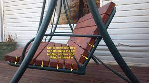 Recycle Old Patio Swing Chair Outdoor