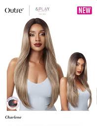 Outre Play Human Hair Blend I Parting Swiss Lace Wig
