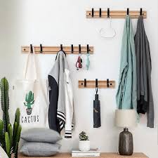 Bamboo Hanger Wall Hanging Hook Dress