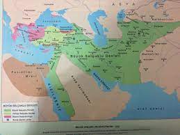 Bati türklügünün en kalabalik ve güçlü kesimi olan oguzlar , ii. Buyuk Selcuklu Devleti Haritasi Haritalar Cizim Tarih