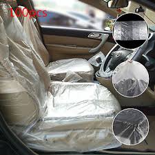 100pcs Plastic Car Seat Covers Vehicle