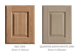 white oak cabinetry in quarter sawn is