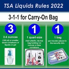 tsa liquid rules maximum liquid carry