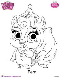 Beauty is a pale pink kitten with purple eyes and pink nose. Free Princess Palace Pets Fern Coloring Page Disney Princess Coloring Pages Princess Coloring Pages Free Coloring Pages