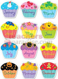 Free Printable Birthday Chart Cupcake Birthday Chart