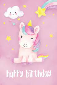 Cute Unicorn Birthday Wallpapers - Top ...