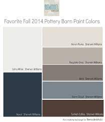 fall pottery barn paint collection