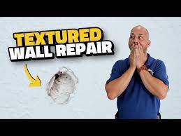 How To Repair A Textured Wall In 3