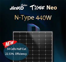 Highest Efficiency Panel Jinko Tiger Neo N-Type 440W - Go Solar Australia