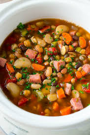 ham and bean soup slow cooker