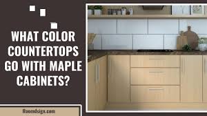 what color countertops go with maple