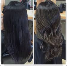 After all, she is from britain, and she has got a real taste of brunette; Black To Ash Brown Bayalage In One Session Ash Brown Hair Color Hair Styles Brown Hair Colors