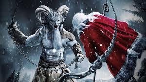 Design fun backgrounds to use during your holiday party video call. Krampus Wallpapers Wallpaper Cave