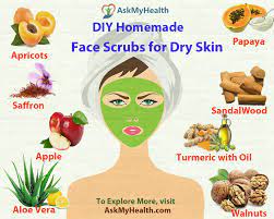 homemade face scrub for dry skin