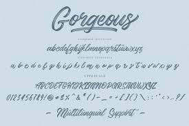 Check them out and you'll definitely find more beautiful fonts there. Gorgeous Script Typeface Befonts Com