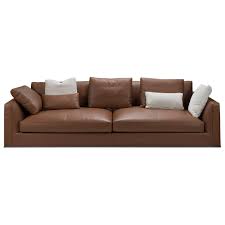 b b italia richard sofa tan italian