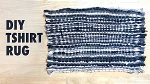 how to make a rag rug using t shirts