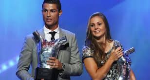 Image result for ronaldo won UEFA PLAYER OF THE YEAR AWARD