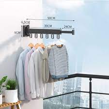 Balcony Folding Clothes Rack Wall