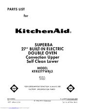 kitchenaid superba kebs277wbl3 manuals
