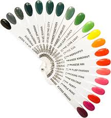 color display nail polish gel color