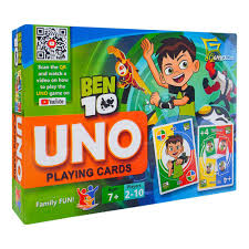 gamex cart uno ben 10 playing card for