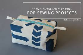 own fabric for sewing a pouch