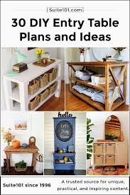 30 Free Diy Entry Table Plans And Ideas