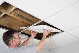 false ceiling super fast cleaning