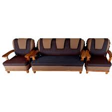 damro dual tone sofa set for living