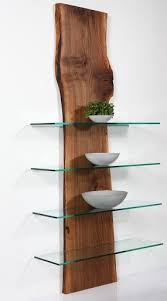 glass shelves for living room