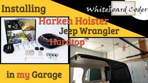 installing harken hoister jeep wrangler
