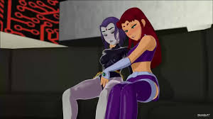 Raven x Starfire Teen Titans Hmv pmv. 