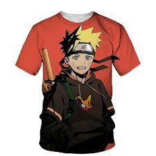 Buy 3d Naruto Anime Printed T-Shirt for Men Boys at affordable prices —  free shipping, real reviews with photos — Joom