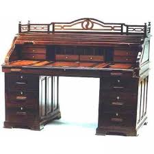 Mini roll top desk & marketplace (232) only. Brown Wooden Antique Roll Top Desk Collectors Corner Id 11405841812