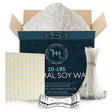 10 lbs natural soy wax flakes 100