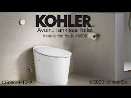 Installation Avoir Tankless Toilet
