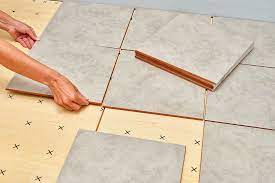 how to lay tile on a plywood suloor