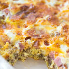 baked omelet with meat  irgee