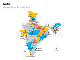 India Map Editable Powerpoint Maps