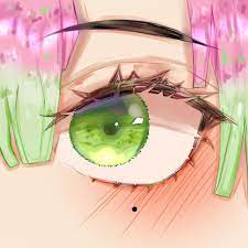 I drew Mitsuri's eye as practice. Feedback appreciated :) : rKimetsuNoYaiba