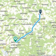 It is a right tributary of the main and is 32 km (19.9 mi) long. Cycling Routes And Bike Maps In And Around Gelnhausen Bikemap Your Bike Routes
