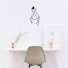 They offer peel and stick chalk labels, chalk. Amazon Com Vinyl Wall Art Decal Heart Hand Love Sign 22 X 10 Modern Cute Korean Gesture Trendy Decor Home Apartment Bedroom Living Room Work Office Business Indoor Outdoor Decor