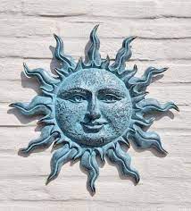 Bronze Sun Sculpture Sun Face Bronze