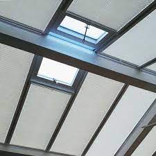 Our expert installers will precision fit your conservatory roof blinds for an exceptional finish. Conservatory Pleated Roof Blinds Made To Measure Pleated Roof Blinds