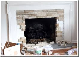 Airstone Fireplace Makeover On A Diy