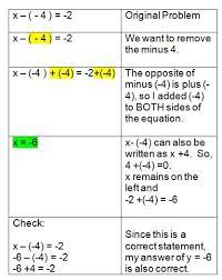 Master One Step Equation Subtraction