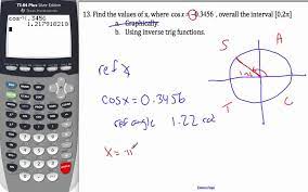ib maths solving trigonometric