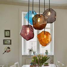 Bar Glass Pendant Light Kitchen Lamp