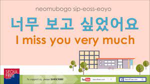 12 posts · 31 itemspublic. How To Say I Miss You So Much In Korean Learn Language Youtube